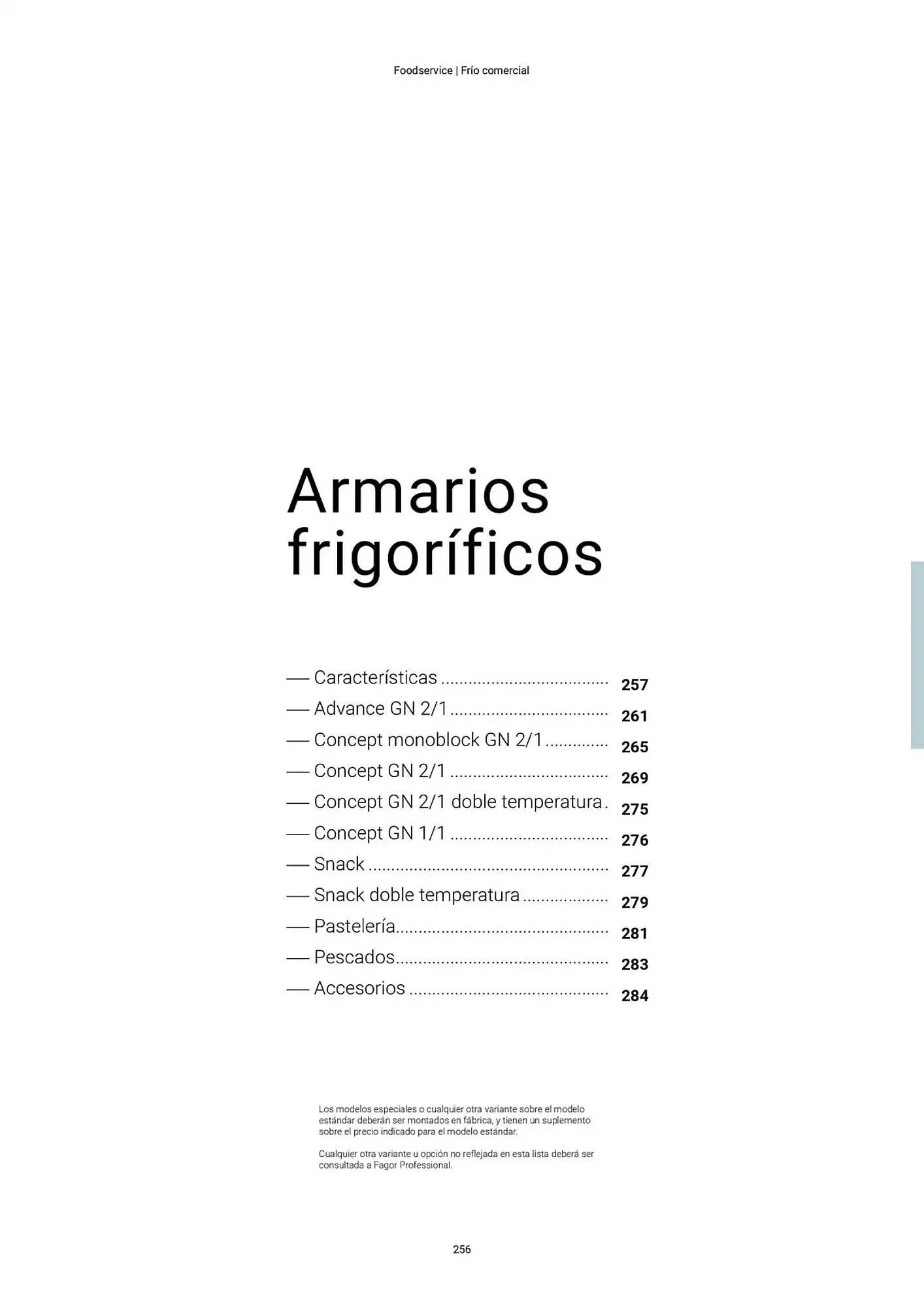 Catálogo de Folleto Fagor 3 de marzo al 1 de enero 2026 - Página 257
