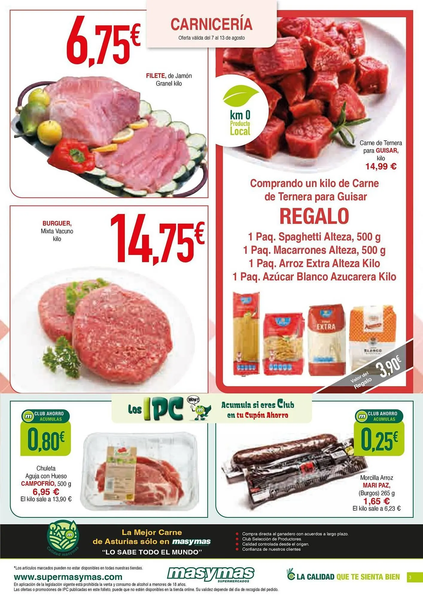 Catálogo de Folleto Masymas 7 de agosto al 13 de agosto 2025 - Página 3