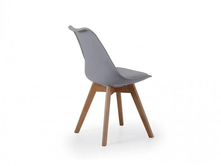 Pack 4 sillas nórdicas color gris