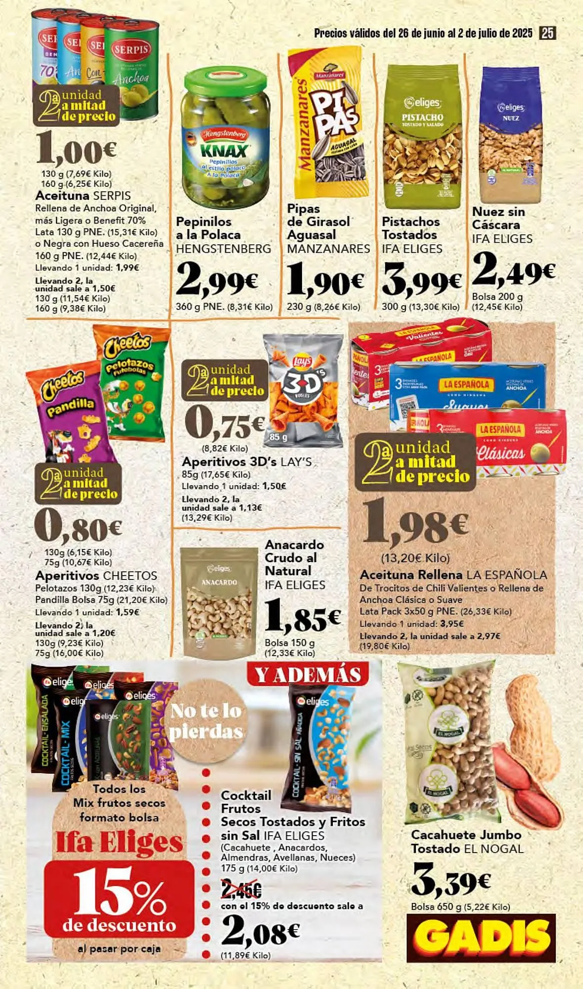 Catálogo de Folleto Gadis 26 de junio al 2 de julio 2025 - Página 25
