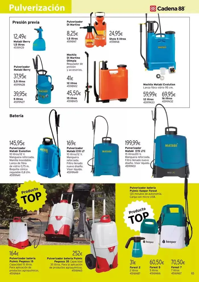 Catálogo de Transforma tu jardín y terraza 1 de enero al 31 de diciembre 2025 - Página 65