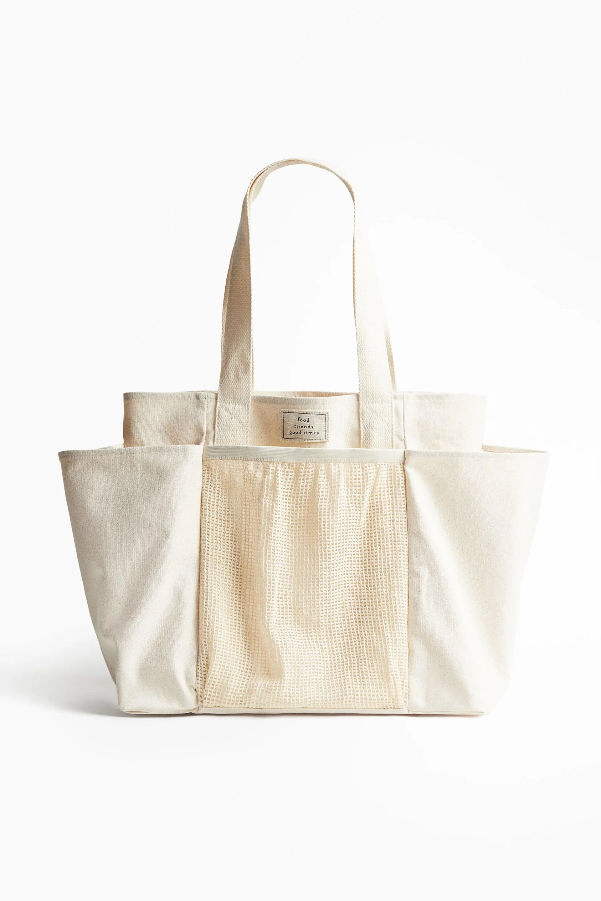 Bolsa shopper grande de algodón