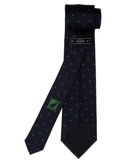 Corbata lunares Azul/verde