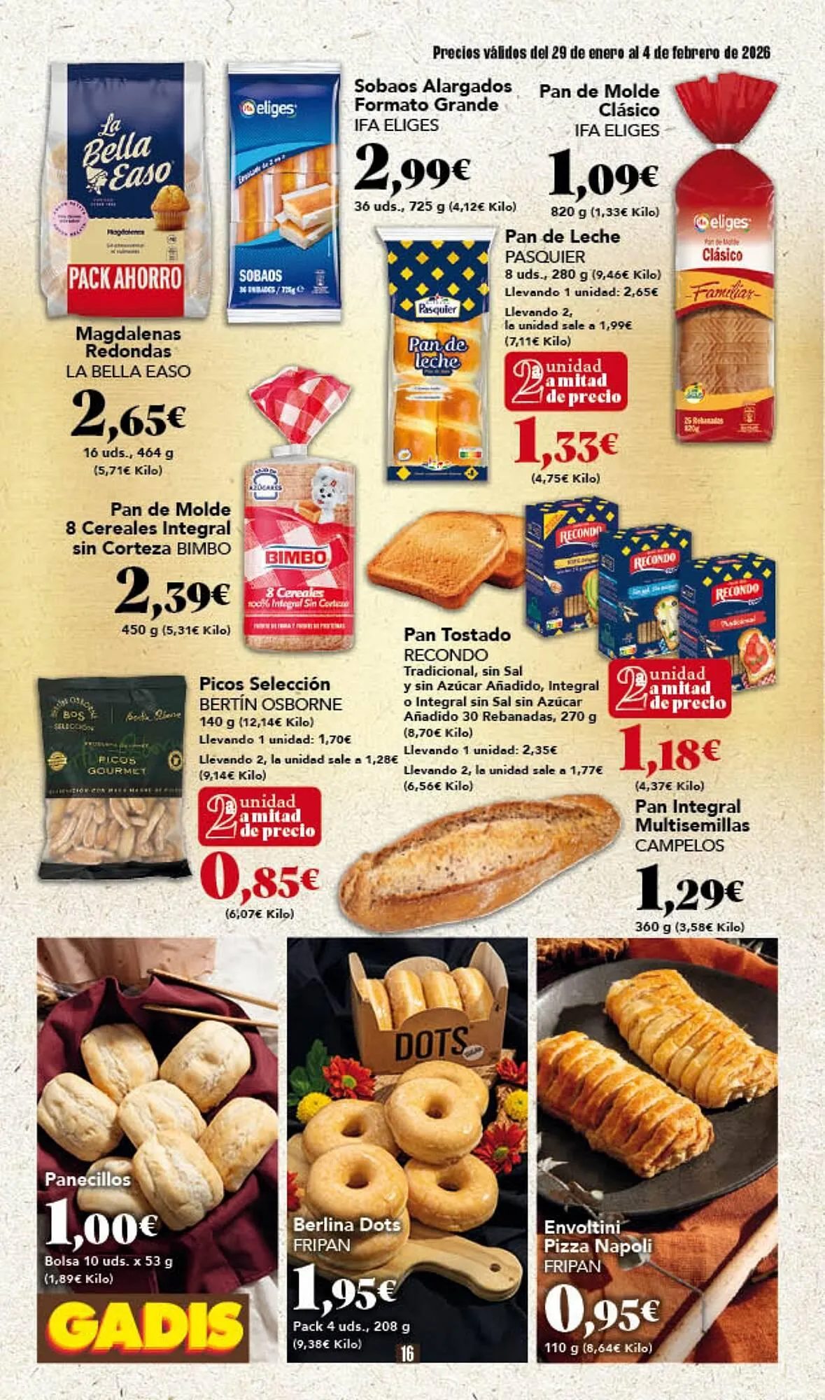 Catálogo de Folleto Gadis 29 de enero al 4 de febrero 2026 - Página 16