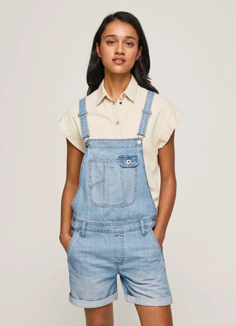 PETO CORTO DENIM ALGODÓN