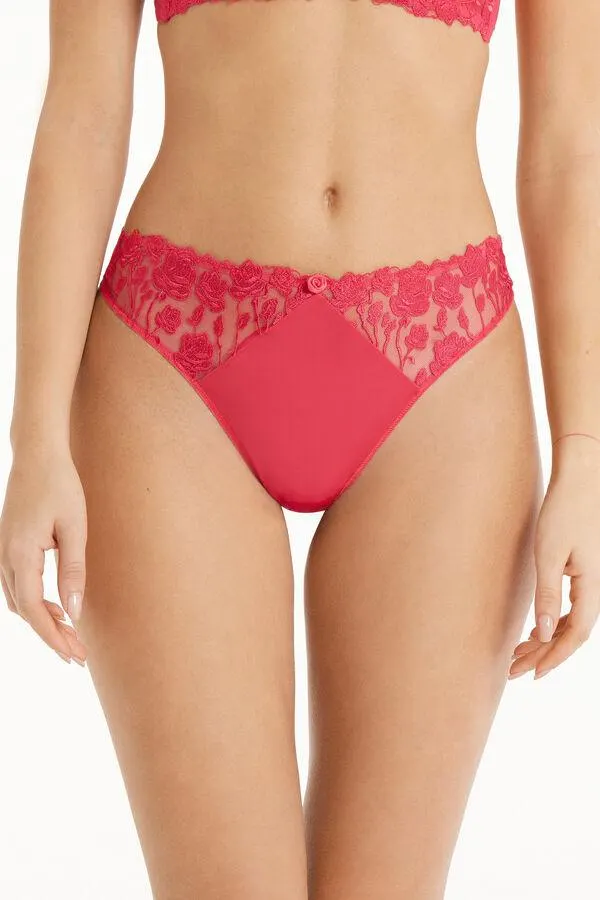Braguita Brasileña Red Passion Lace