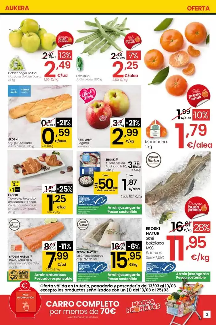 Catálogo de Prezio merkeagoa EROSKI CITY 13 de marzo al 26 de marzo 2025 - Página 3