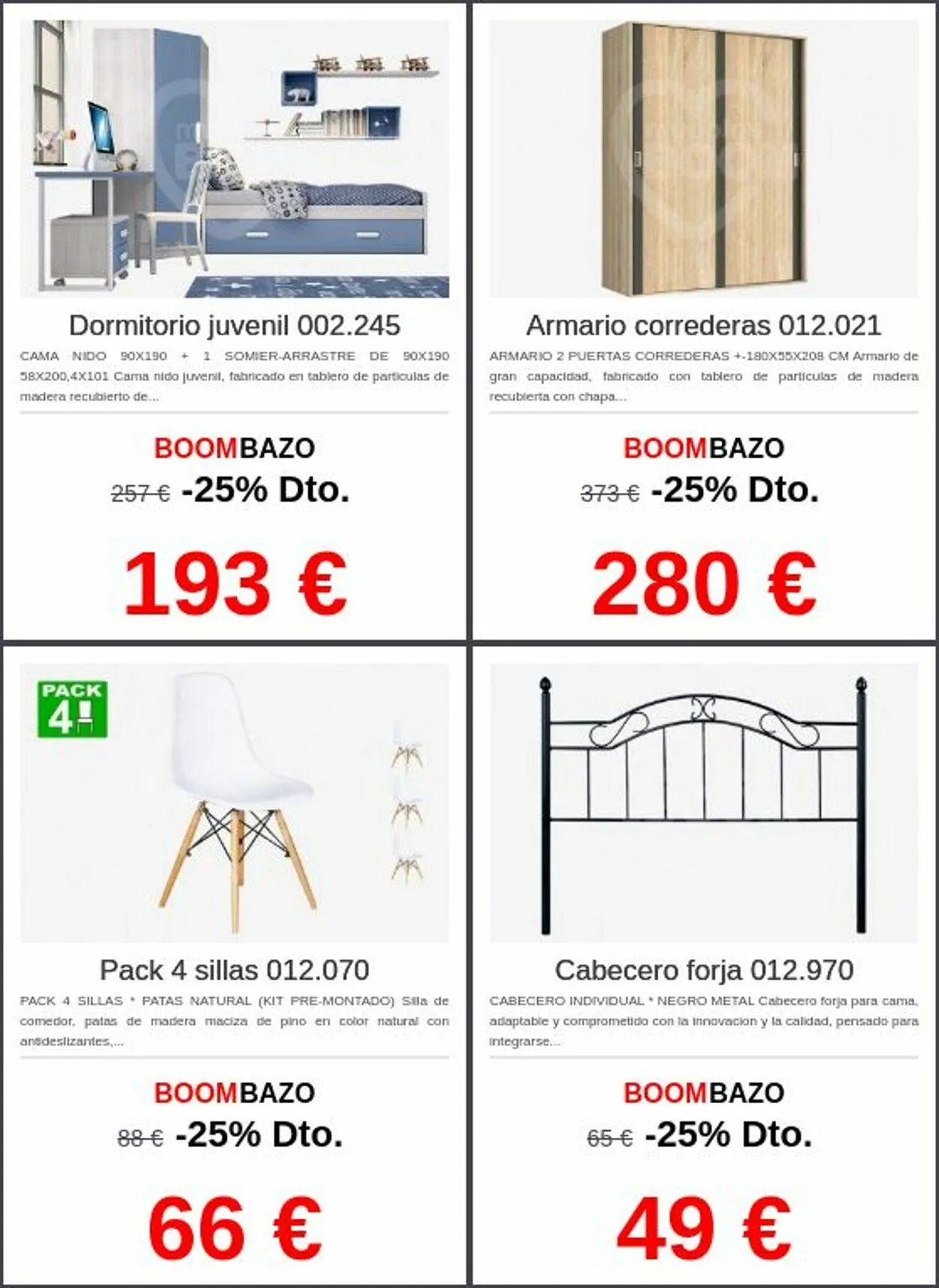 Catálogo de Muebles BOOM Oferta actual 2 de junio al 11 de junio 2025 - Página 4