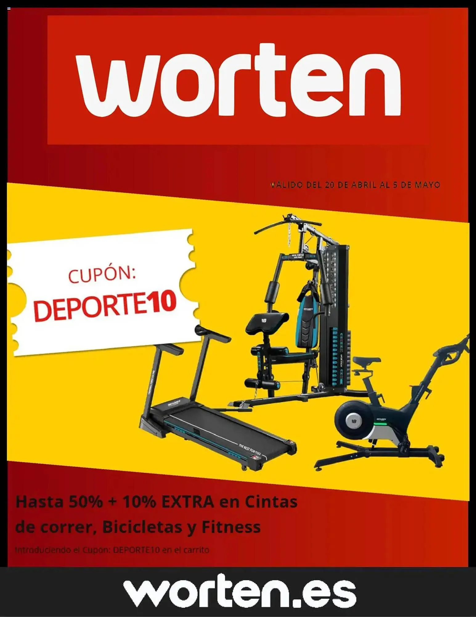 Catálogo de Folleto Worten 20 de abril al 5 de mayo 2025 - Página 1