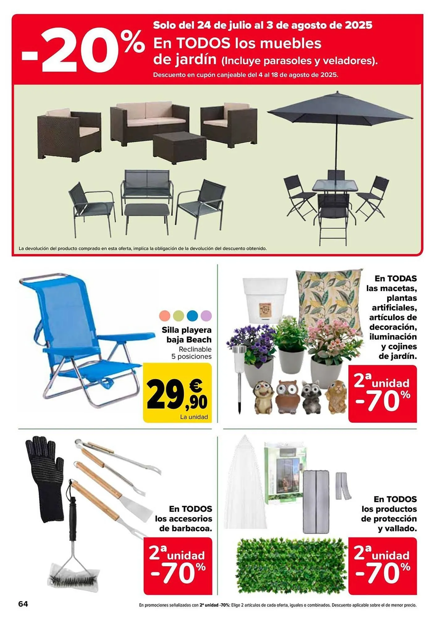Catálogo de Folleto Carrefour 24 de julio al 7 de agosto 2025 - Página 64