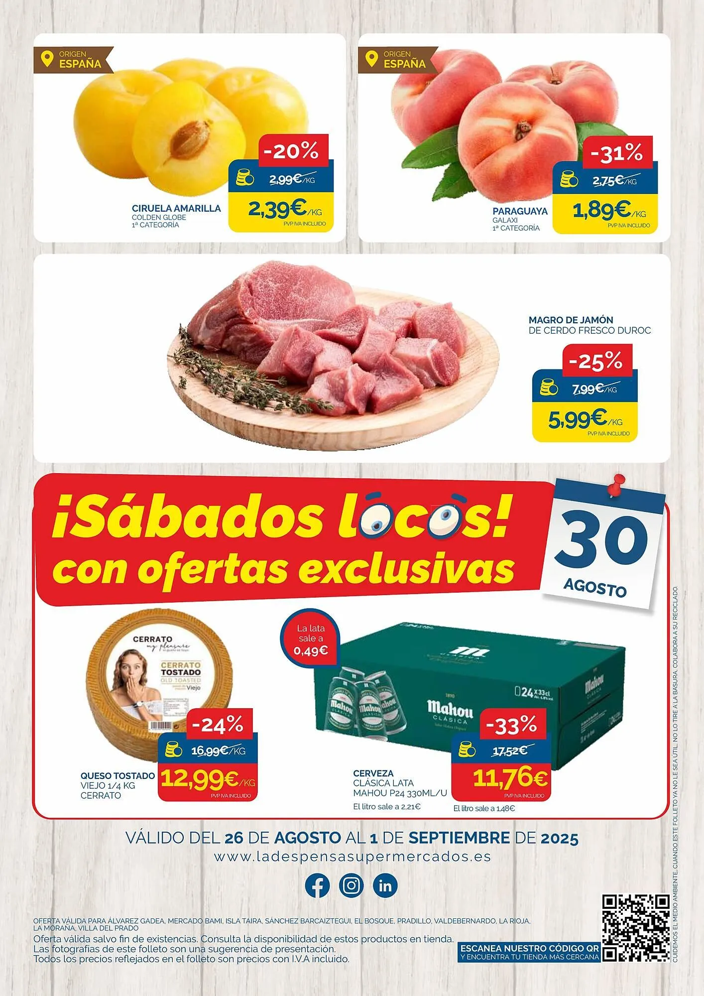 Catálogo de Folleto Supermercados La Despensa 26 de agosto al 1 de septiembre 2025 - Página 8