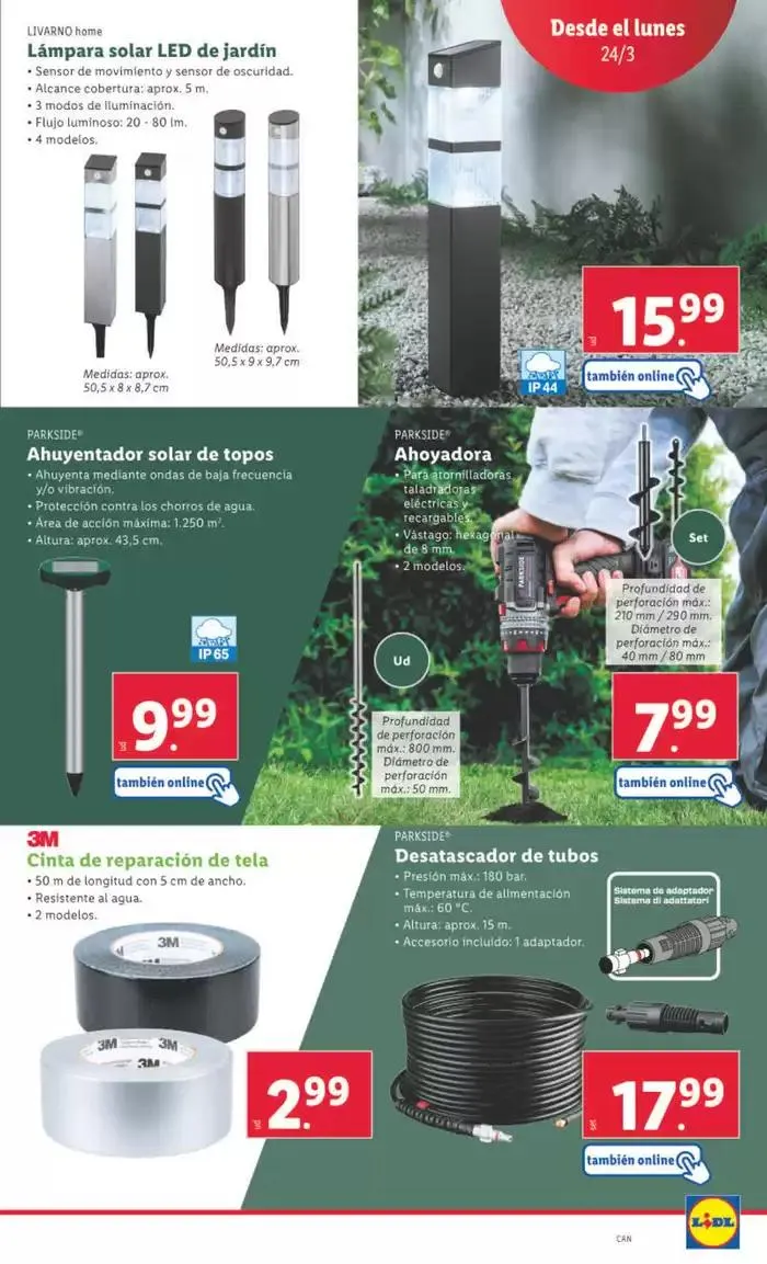 Catálogo de ¡Bazar Lidl! Ofertas válidas del 24/03 al 30/03 24 de marzo al 30 de marzo 2025 - Página 7