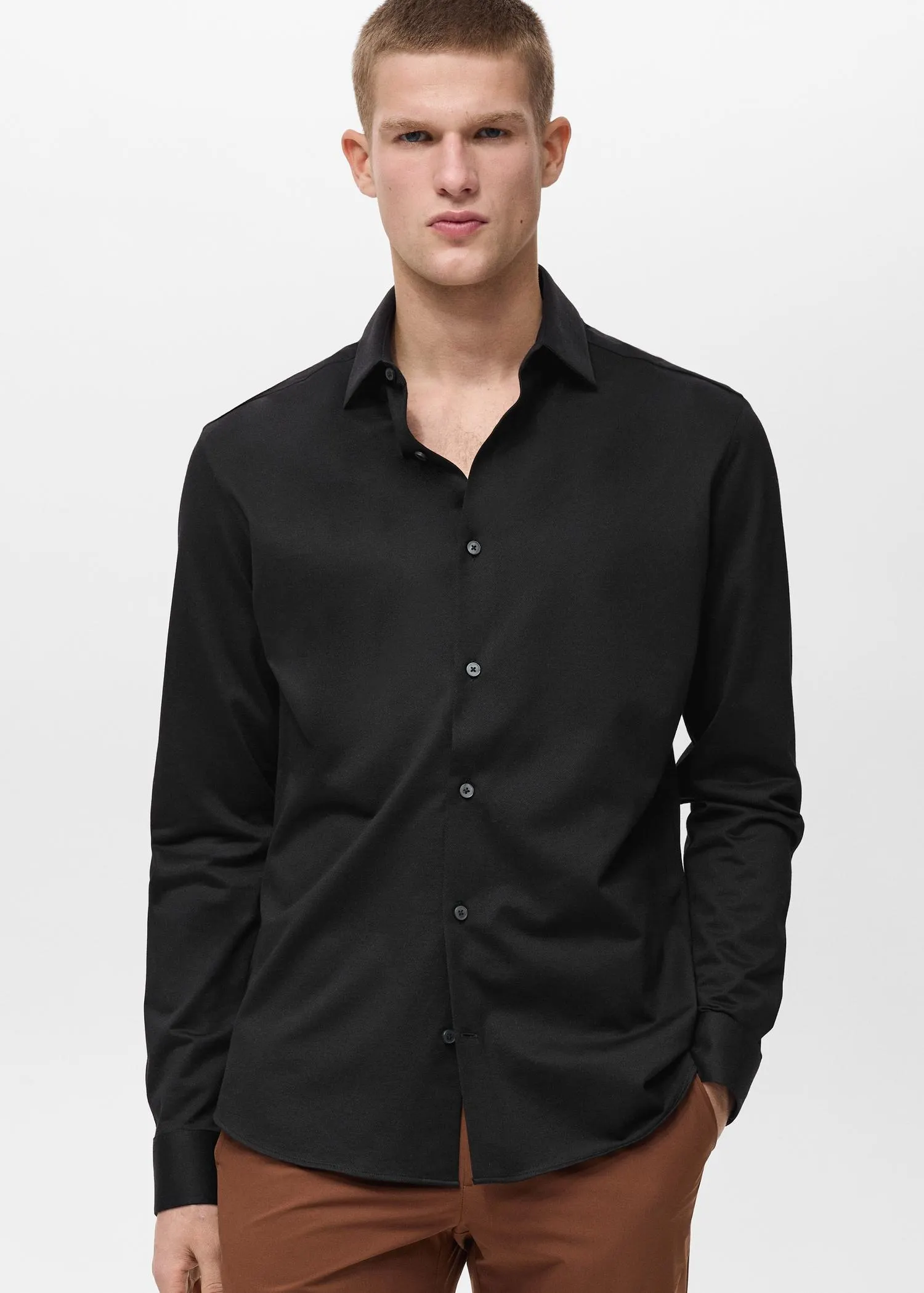 Camisa comfort stretch non iron