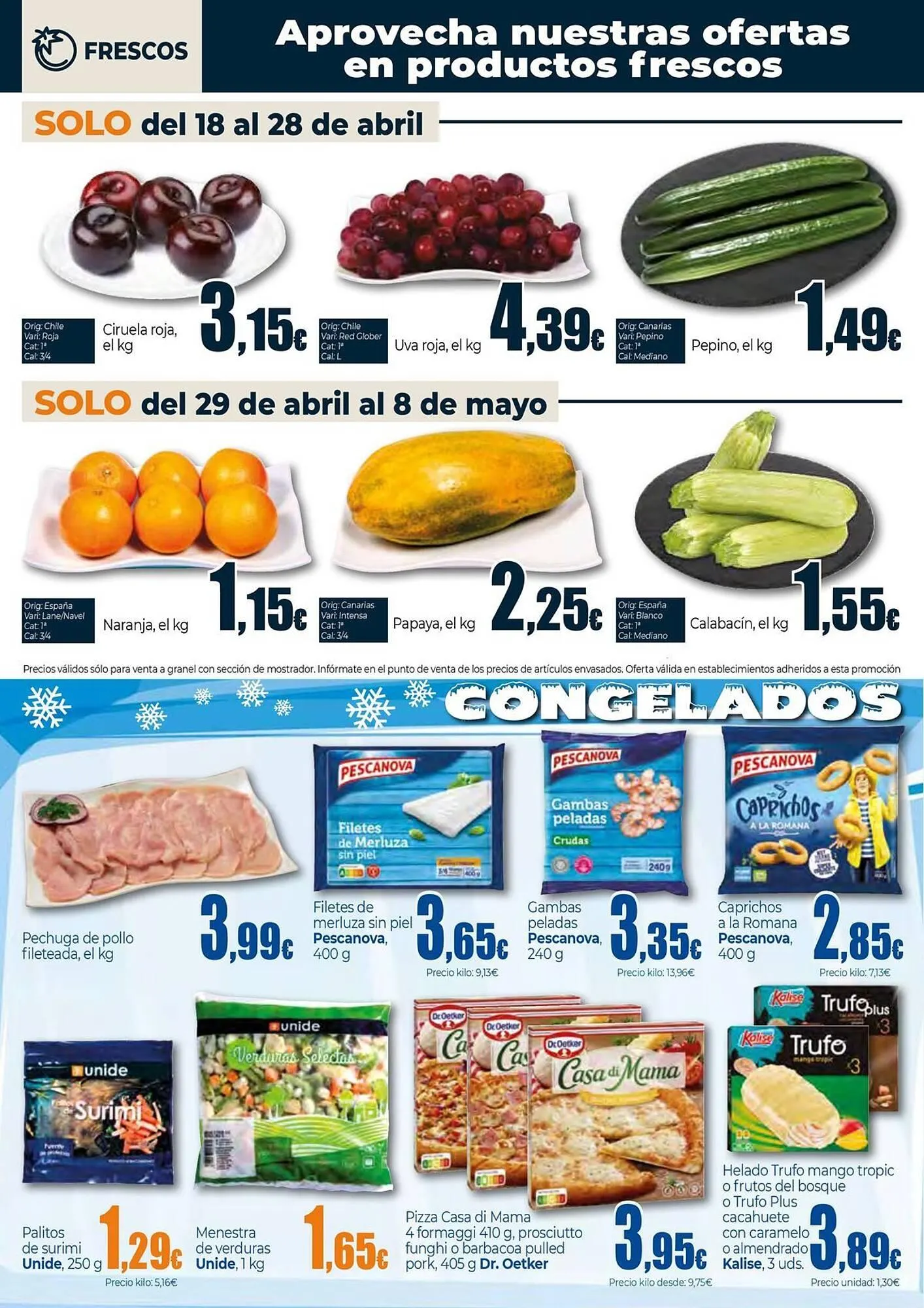 Catálogo de Folleto Unide Supermercados 18 de abril al 8 de mayo 2024 - Página 2