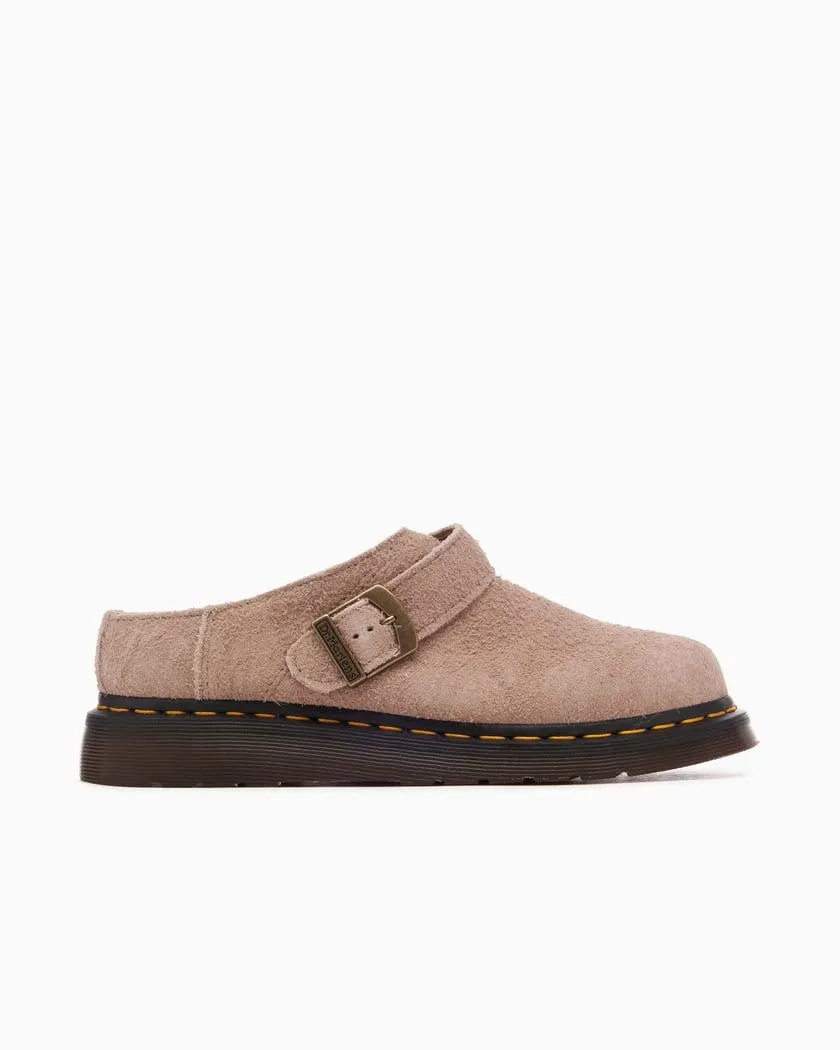 Dr. Martens Isham Long Napped Suede Mules
