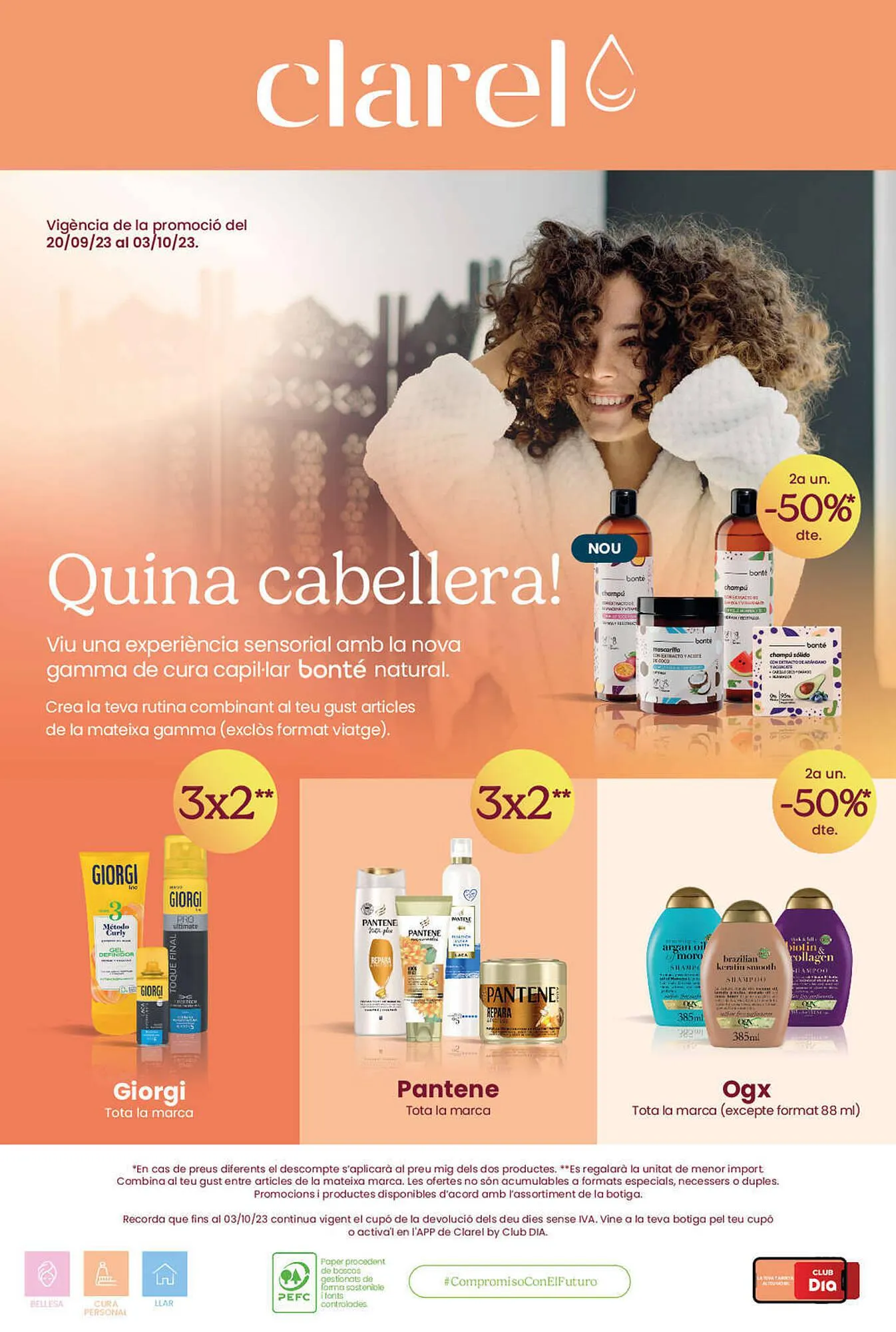 Catálogo de Folleto Clarel 20 de septiembre al 3 de octubre 2023 - Página 1