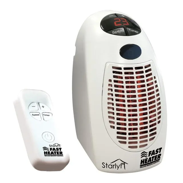 Fast Heater: el mini calefactor con mando a distancia