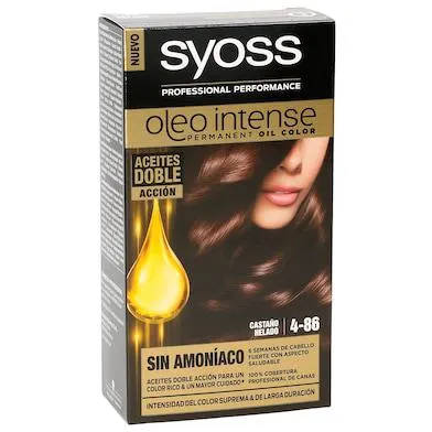 Tinte castaño helado nº4-86 Syoss caja 1 unidad