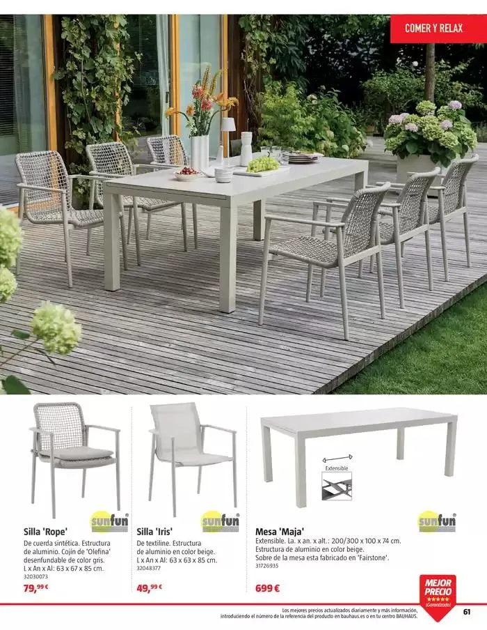 Catálogo de VERANO. Jardín, terraza, balcón.  26 de marzo al 20 de abril 2025 - Página 61