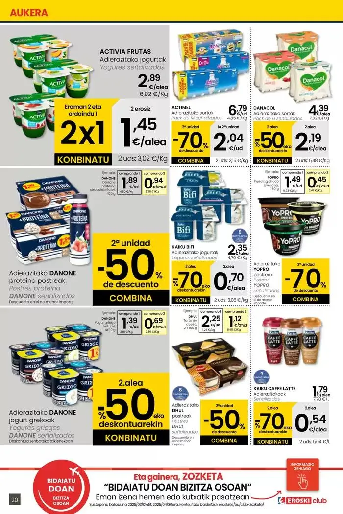 Catálogo de AUKERA OFERTA HIPERMERKATUAK EROSKI 10 de abril al 29 de abril 2025 - Página 20