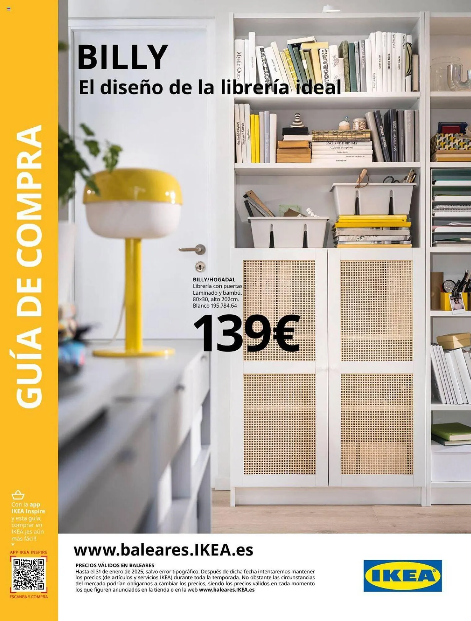 Catálogo de Folleto IKEA Billy 4 de septiembre al 31 de enero 2025 - Página 1