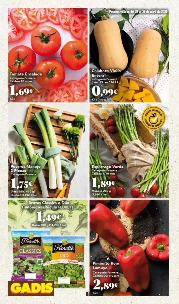 Catálogo de Catálogo Gadis 25 de abril al 29 de abril 2025 - Página 8