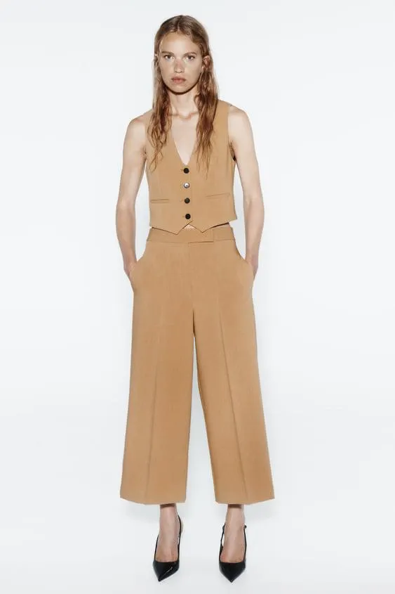 PANTALÓN CULOTTE TIRO ALTO