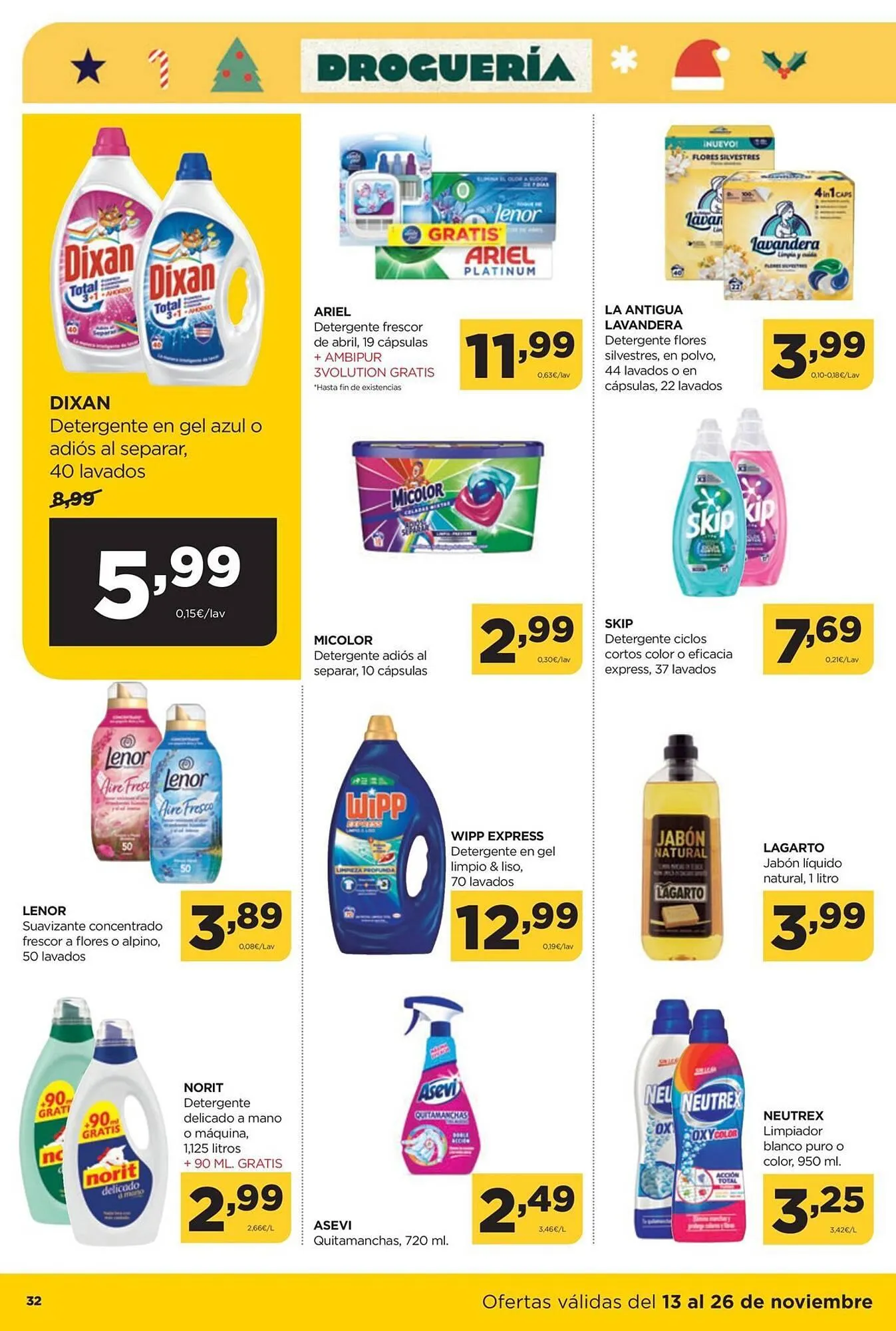 Catálogo de Folleto Alimerka 13 de noviembre al 26 de noviembre 2025 - Página 34