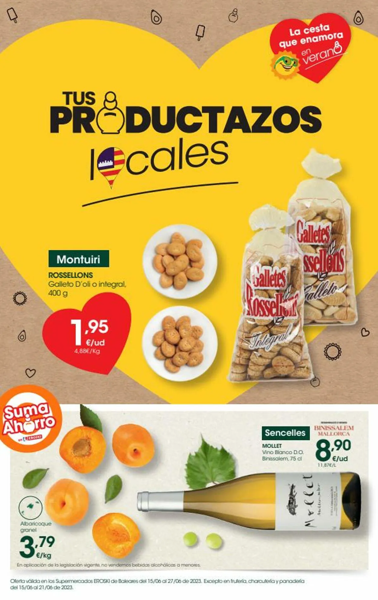 Catálogo de Eroski Oferta actual 8 de julio al 22 de julio 2025 - Página 1