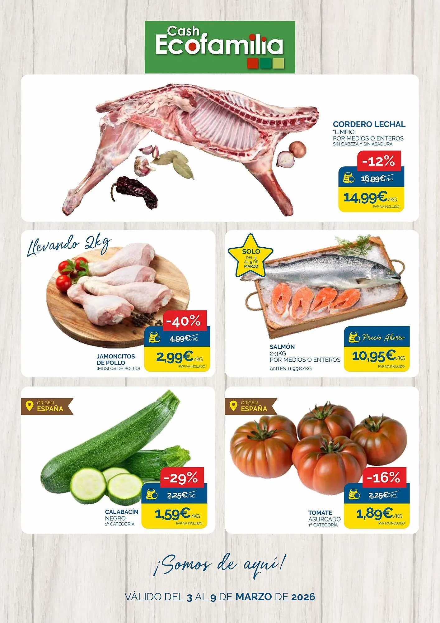 Catálogo de Folleto Cash Ecofamilia 3 de marzo al 9 de marzo 2026 - Página 1
