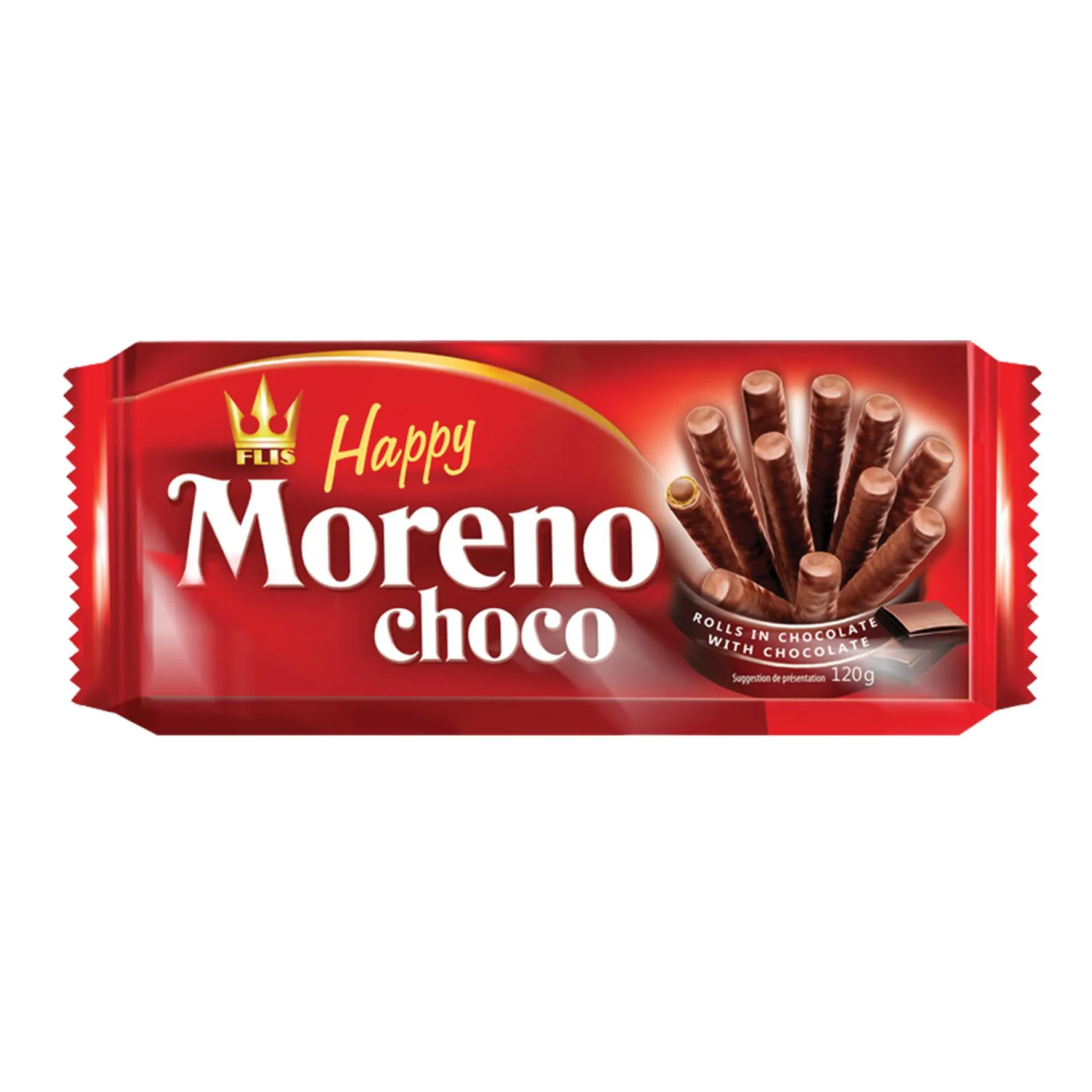 BARQUILLO CHOCO RELLENO 120G