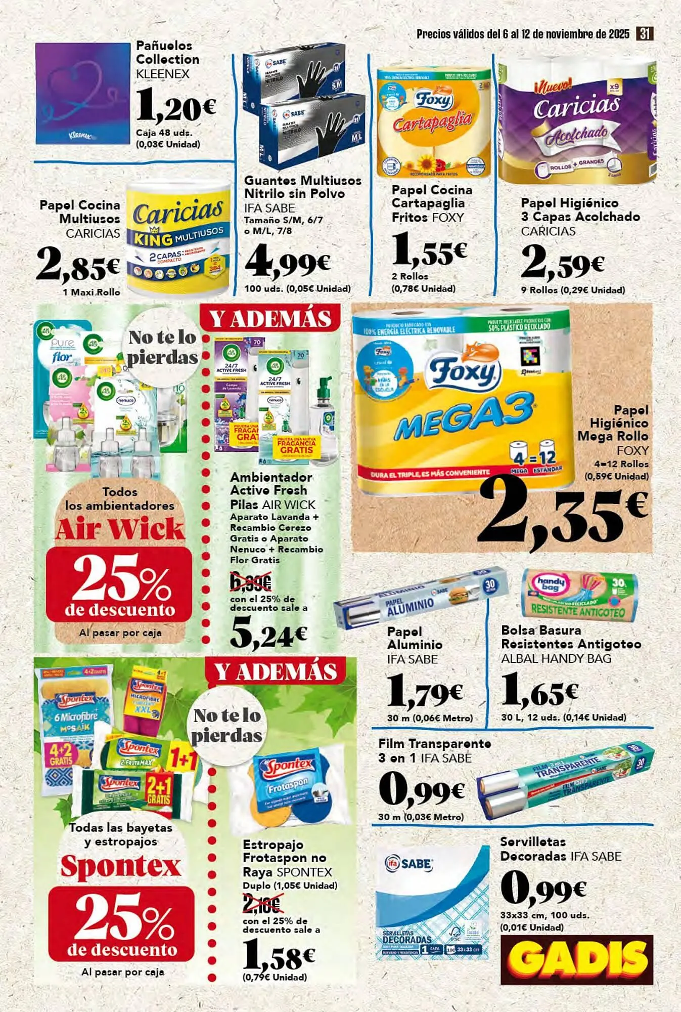 Catálogo de Folleto Gadis 6 de noviembre al 12 de noviembre 2025 - Página 31