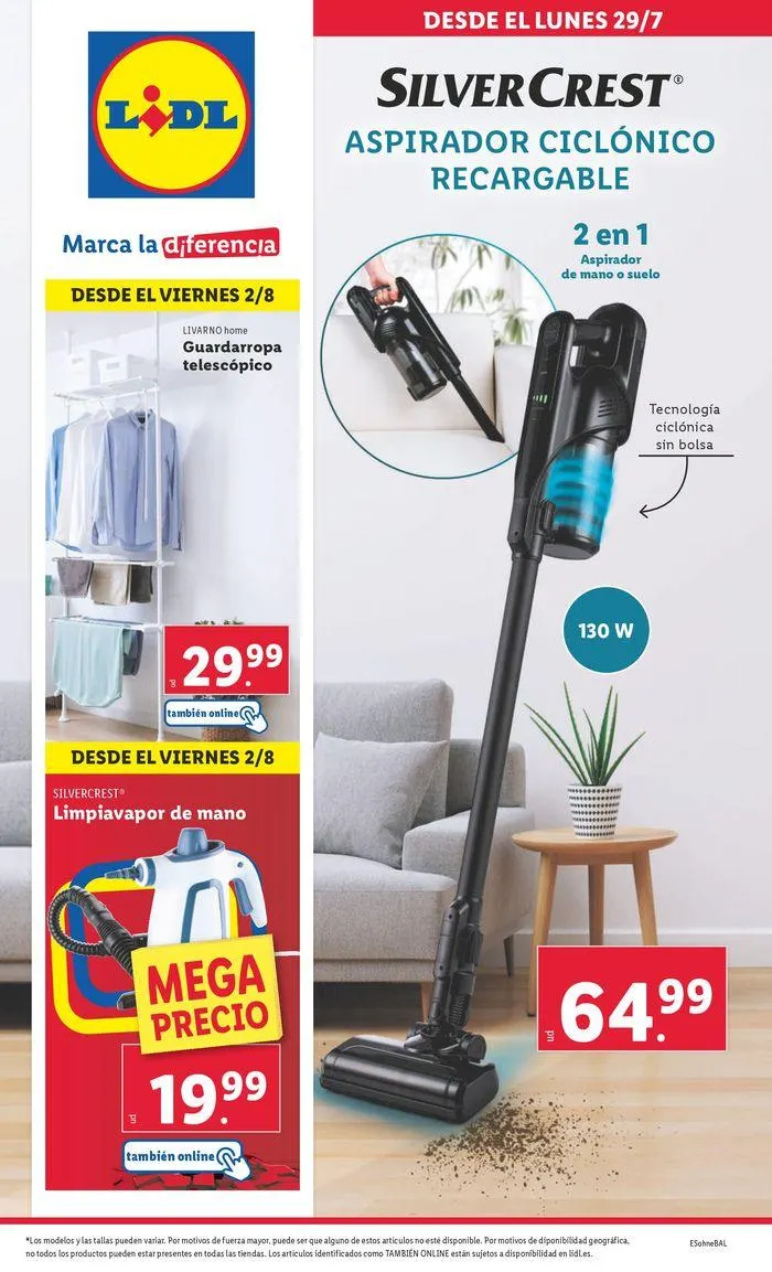 Catálogo de ¡Bazar Lidl! 29 de julio al 4 de agosto 2024 - Página 1