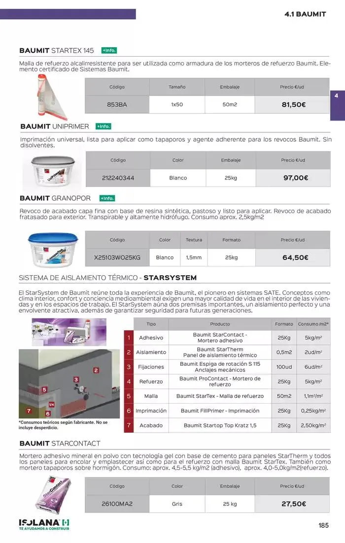 Catálogo de FACHADAS – TARIFA ISOLANA 12 de febrero al 28 de febrero 2025 - Página 4