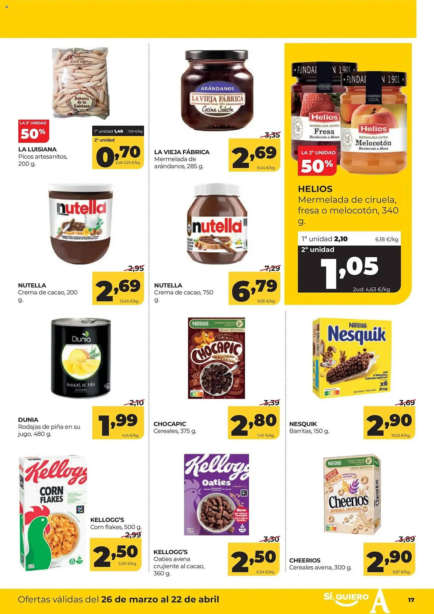 Catálogo de Folleto Alimerka 26 de marzo al 22 de abril 2026 - Página 17