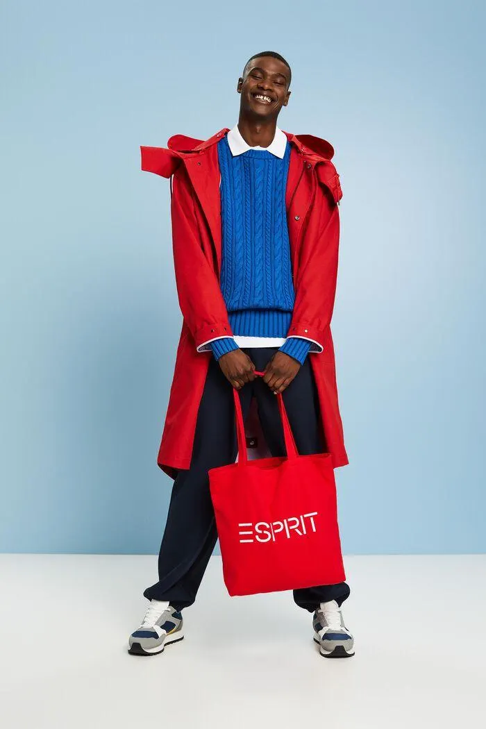 Jersey de punto trenzado con algodón