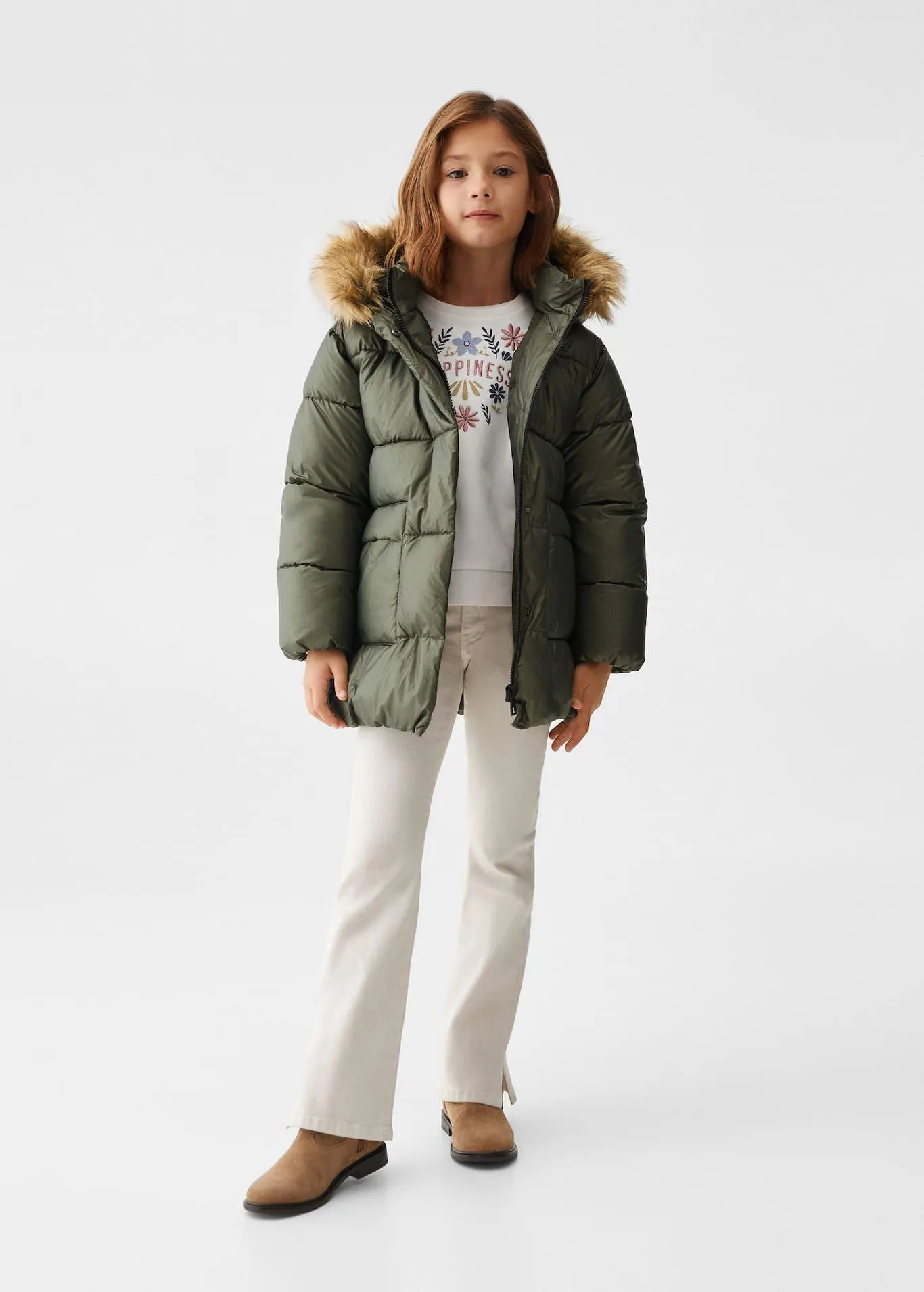 Anorak acolchado capucha