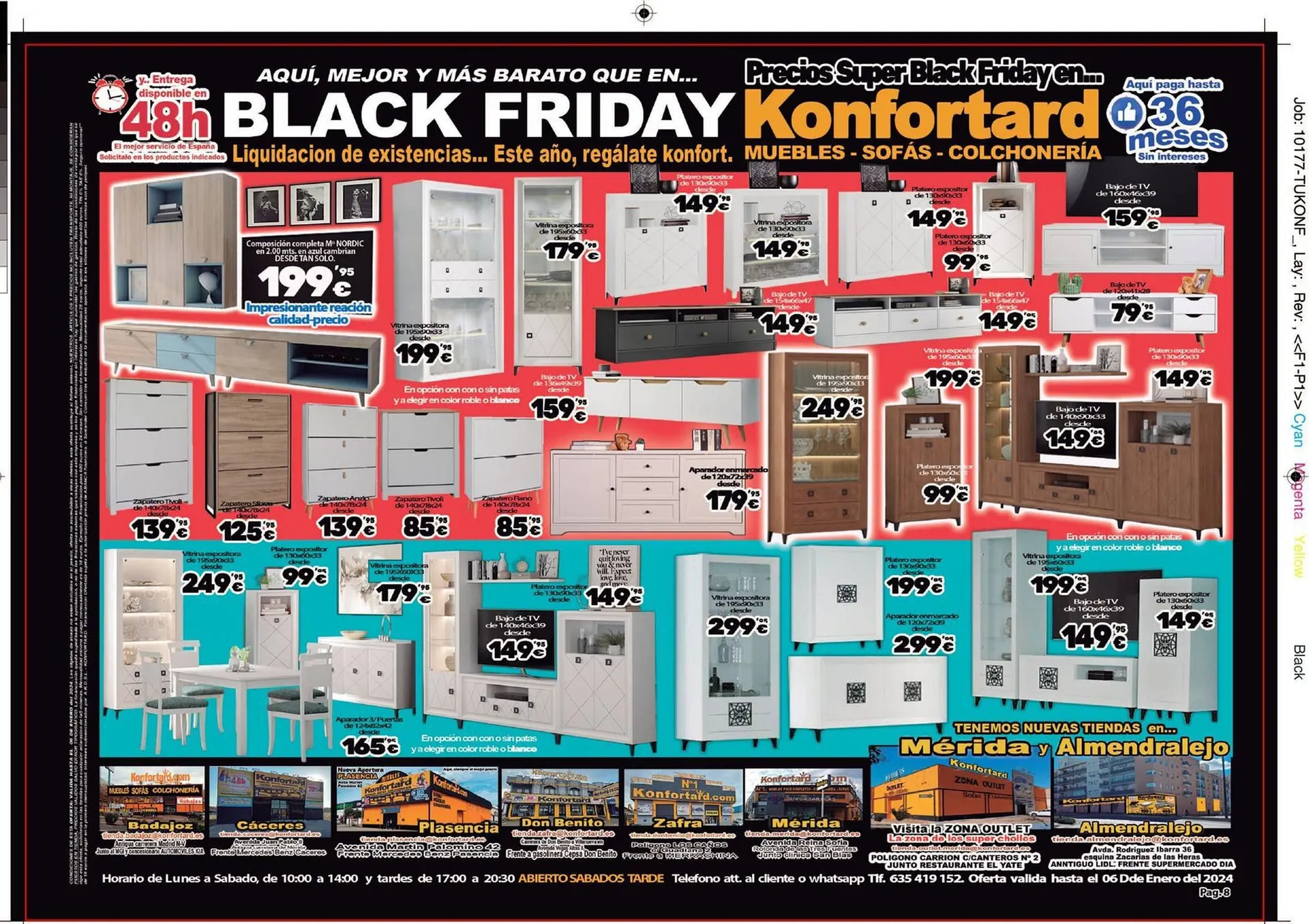 Catálogo de Folleto Konfortard 6 de noviembre al 8 de enero 2024 - Página 8