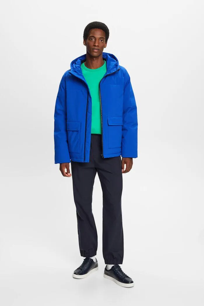 Cazadora de plumón con capucha