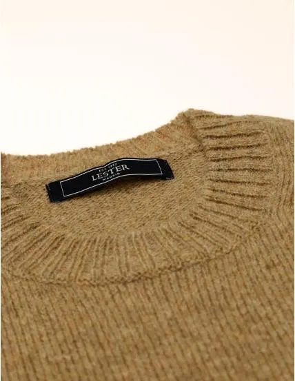 Jersey shetland caja Beige