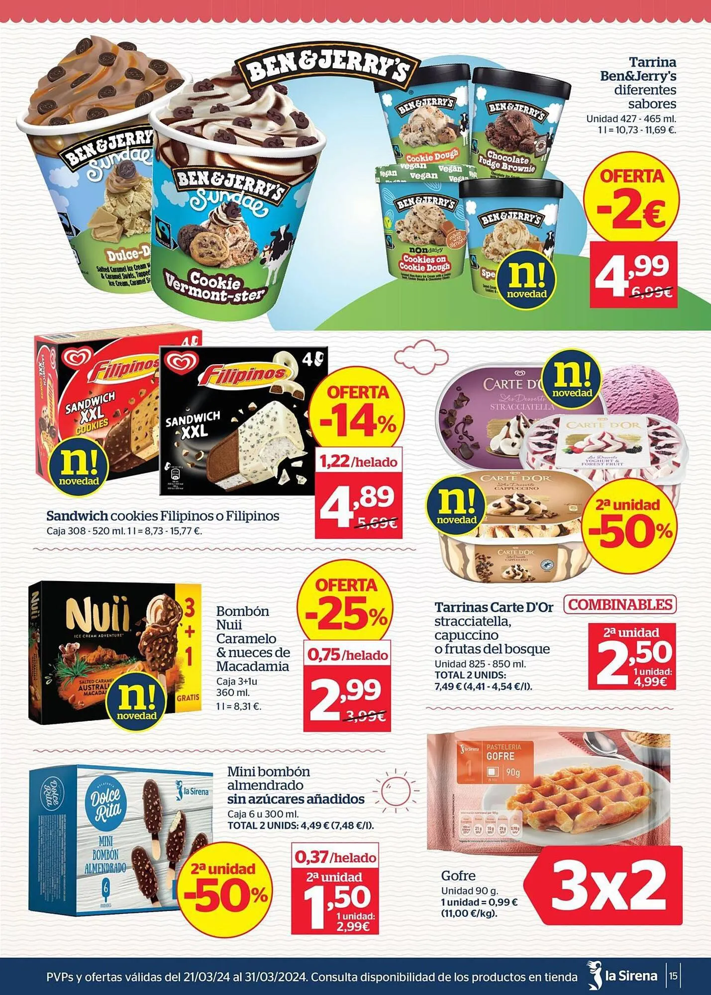 Catálogo de Folleto La Sirena 21 de marzo al 31 de marzo 2024 - Página 15