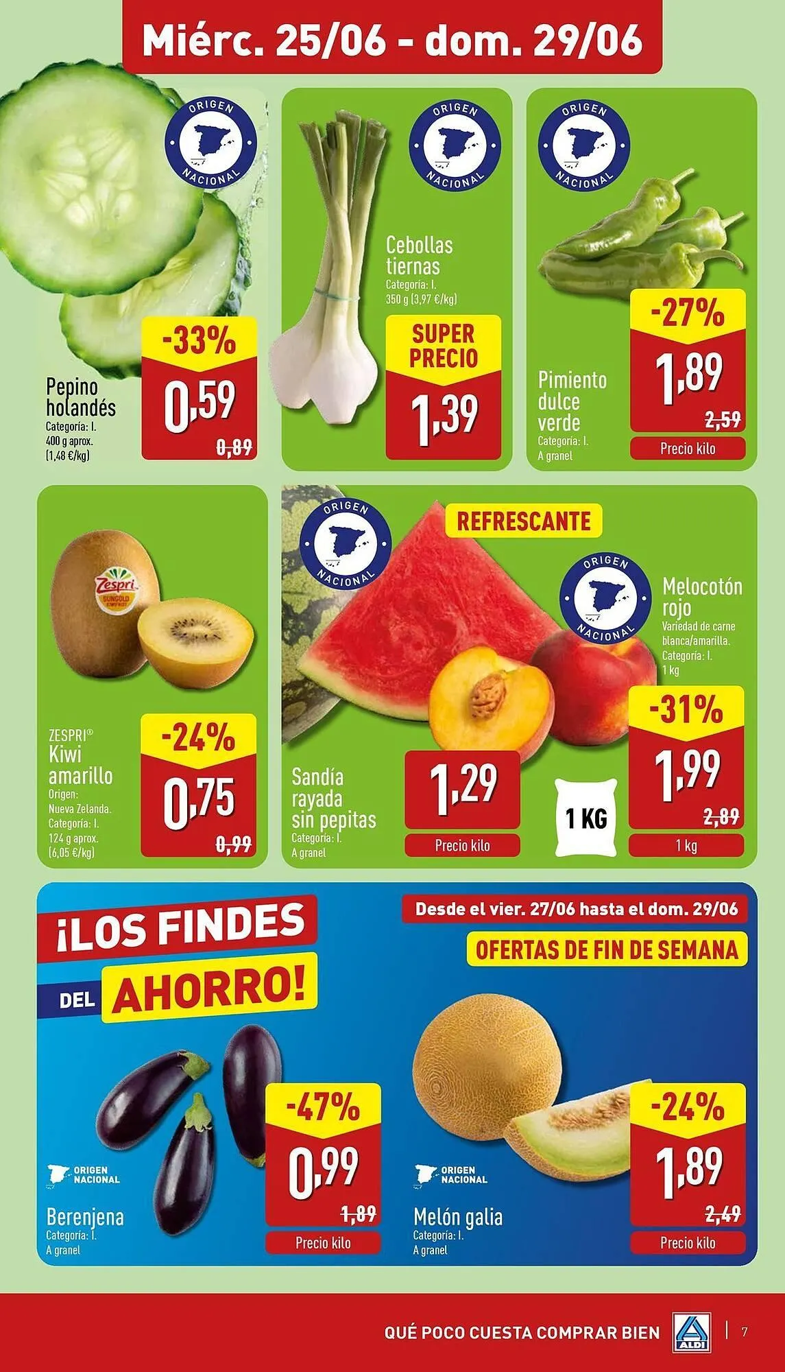 Catálogo de Folleto ALDI 25 de junio al 29 de junio 2025 - Página 7