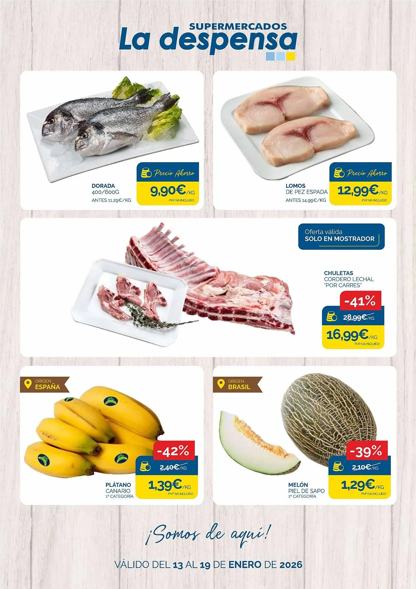 Catálogo de Folleto Supermercados La Despensa 13 de enero al 19 de enero 2026 - Página 1