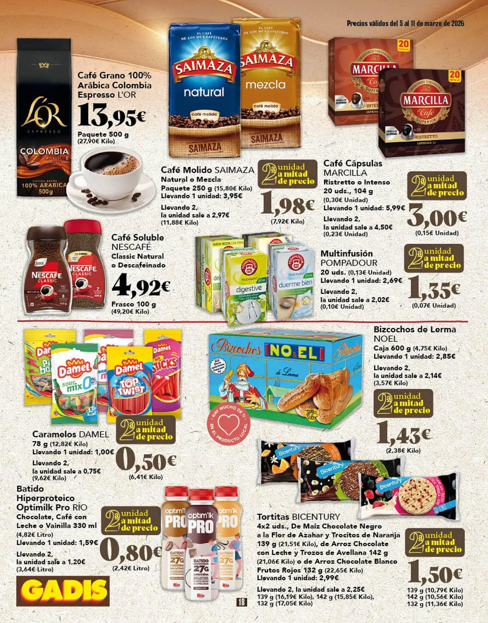 Catálogo de Folleto Gadis 5 de marzo al 11 de marzo 2026 - Página 18