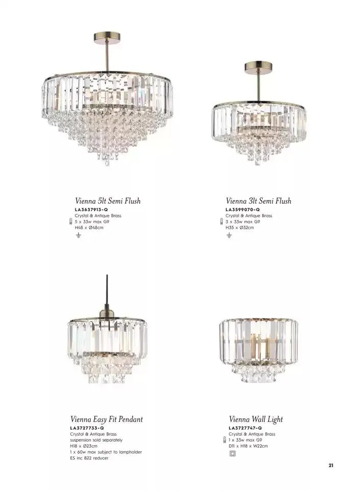 Catálogo de Lighting & Mirror Collection 12 de marzo al 31 de agosto 2025 - Página 23