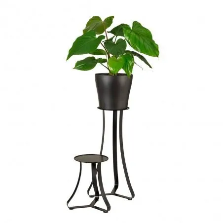 SOPORTE MACETAS NEGRO