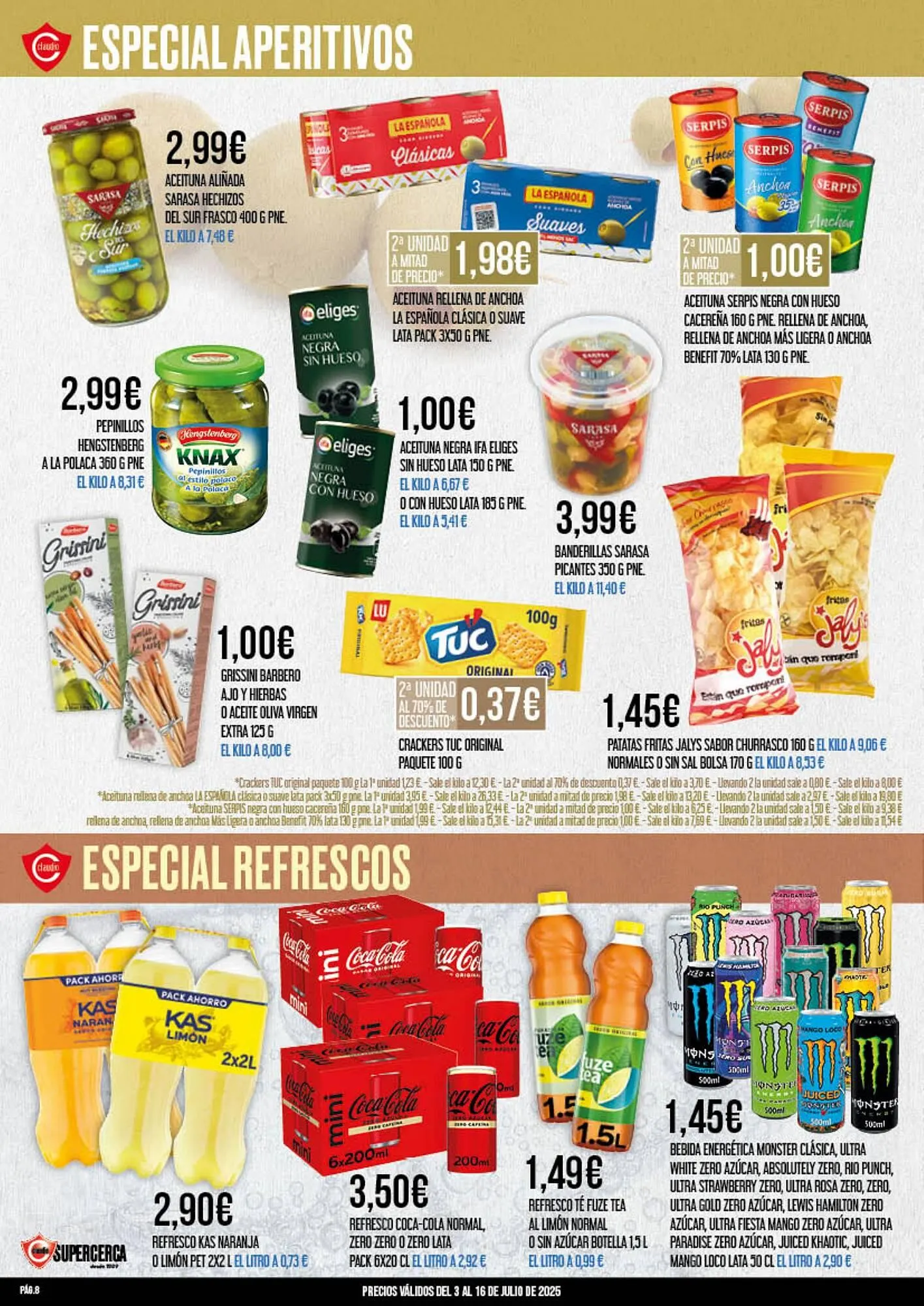 Catálogo de Folleto Claudio 3 de julio al 16 de julio 2025 - Página 8