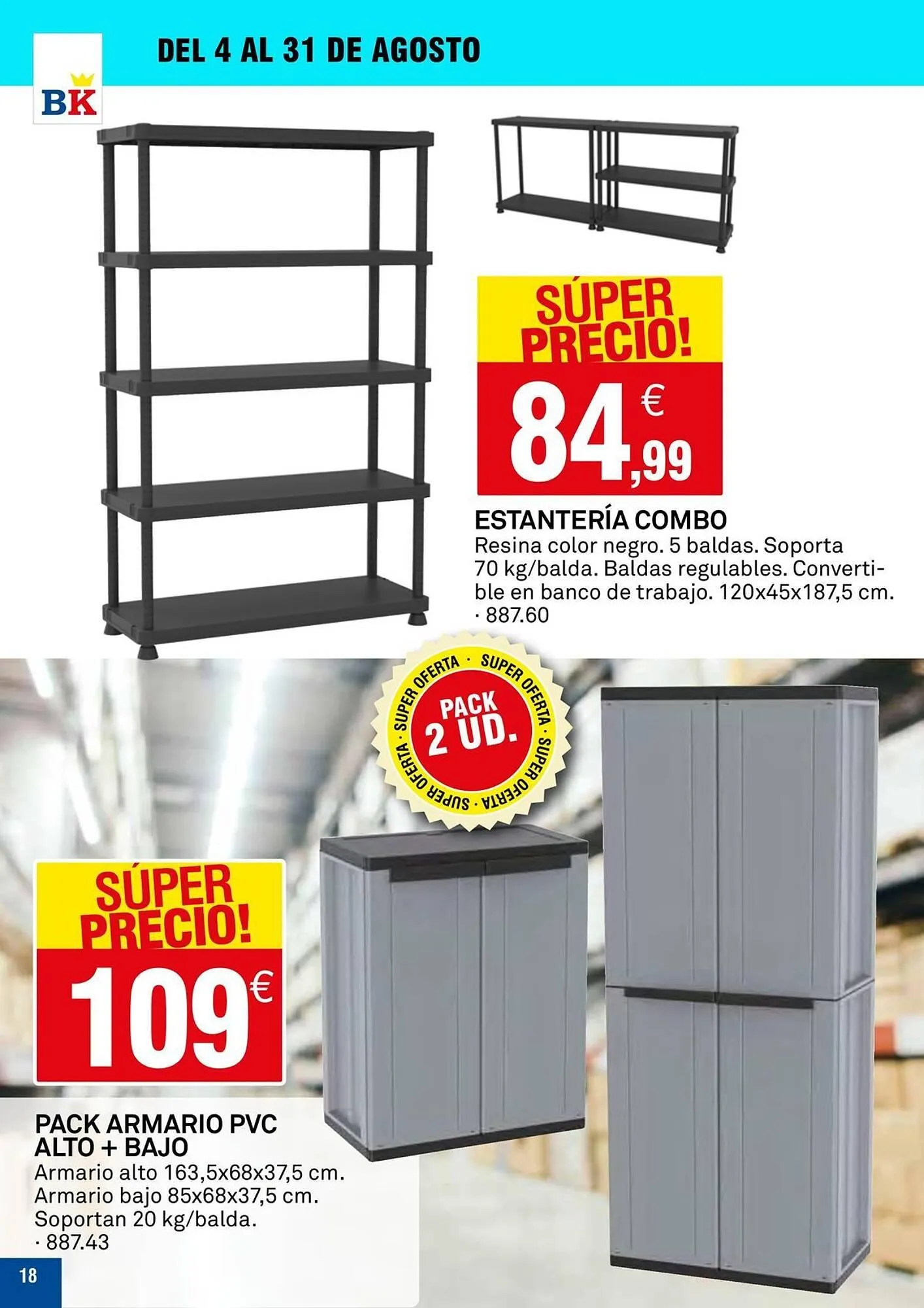 Catálogo de Folleto Bricoking 14 de agosto al 31 de agosto 2025 - Página 18