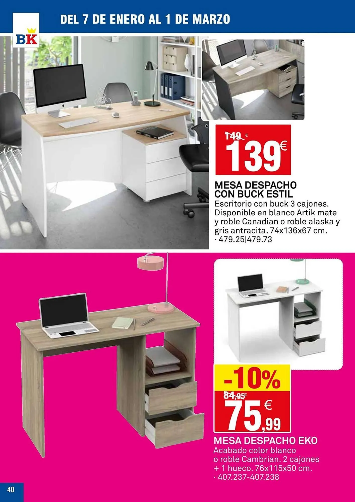 Catálogo de Catálogo Bricoking 7 de enero al 1 de marzo 2026 - Página 40