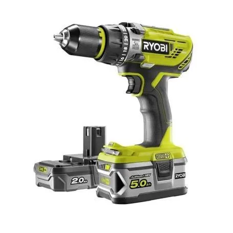 TALADRO PERCUTOR ATORNILLADOR ONE 18V 5.0+ 2.0Ah RYOBI